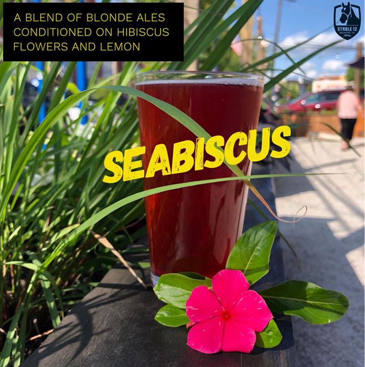 NEW BEER ALERT Seabiscus – a blend of blonde ales conditioned on hibiscus flowers…
