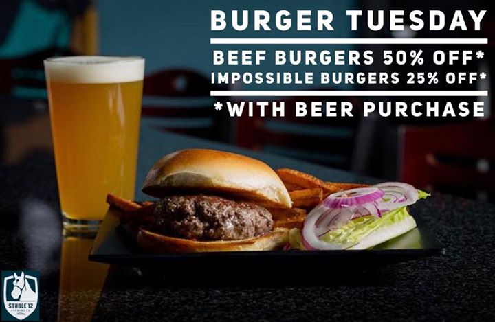 It might be gross outside, but at least it’s Burger Tuesday. You know what…