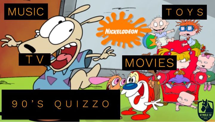 Grab your discman and join us tonight for 90’s Quizzo! Test your knowledge of…