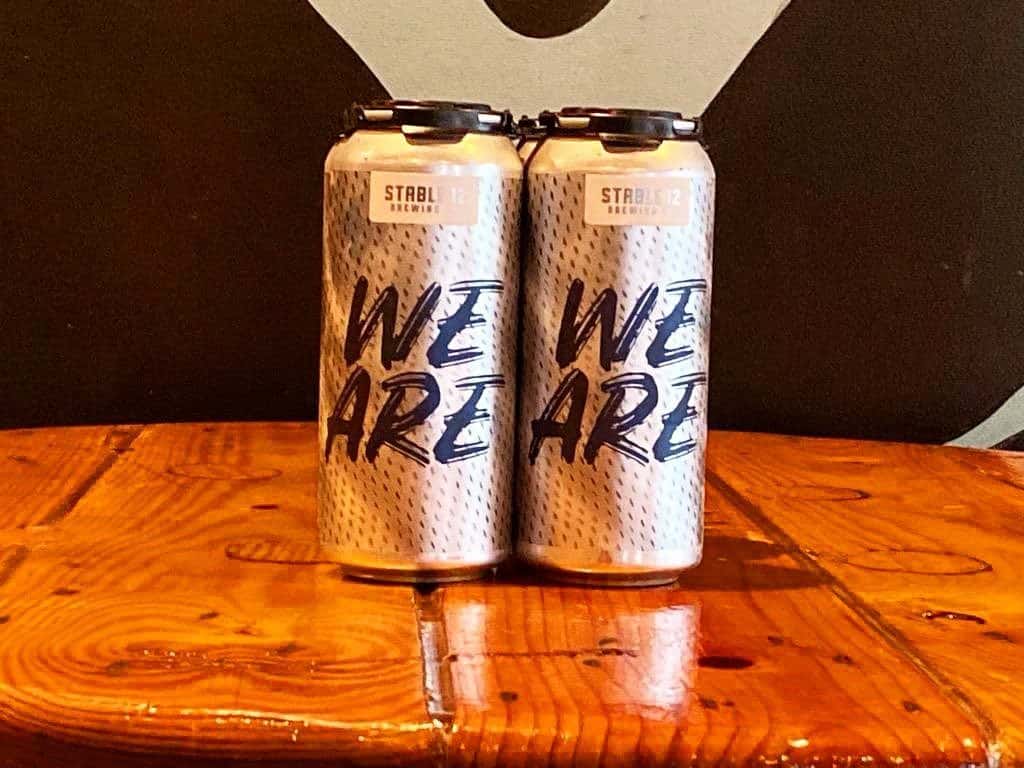 “We Are” WHITEOUT cans exclusively available at the taproom! Stock …