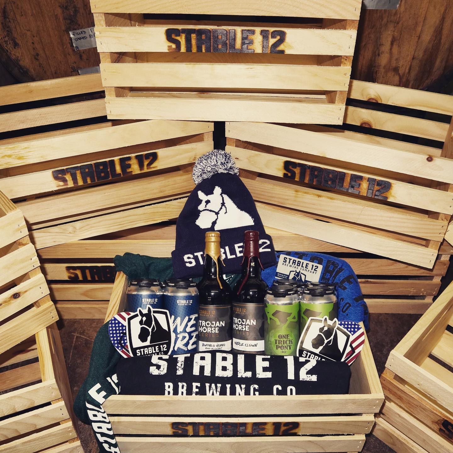 🎁GIFT BASKETS RETURN!!🎁 ⠀⠀⠀⠀⠀... Stable 12 Brewing Company