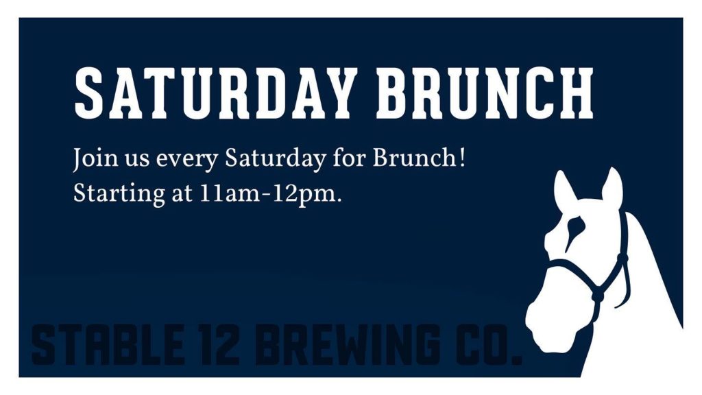 🍺🥓🍳SATURDAY BRUNCH AT STABLE 12🍳🥓🍺