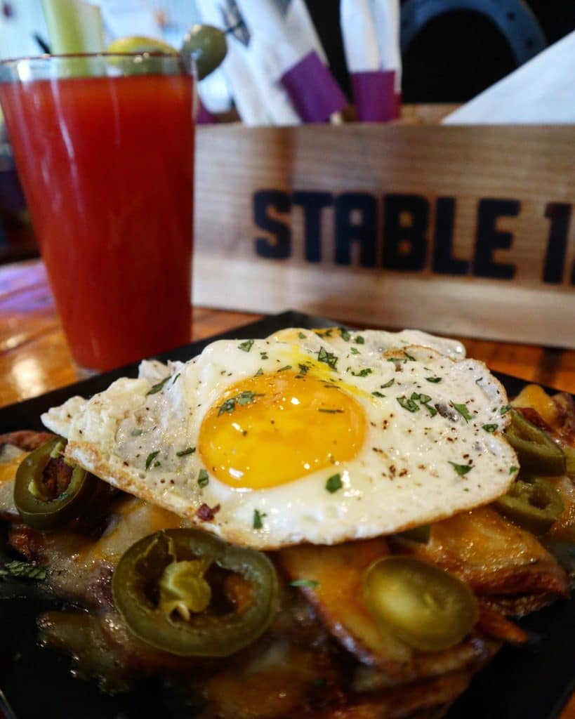 Homefry Nachos & a Bloody Mary to kick off your Saturday tomorrow!