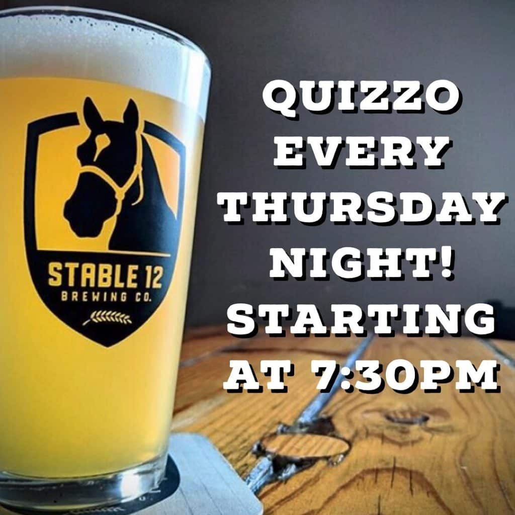 Come on down to Stable 12 to have some beers & test your knowledge 🍺🤓