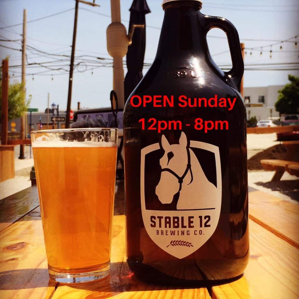 SUNDAY 3/22/20 HOURS: 12pm – 8pm *Open for takeout food and beer * Growler fill Sund…