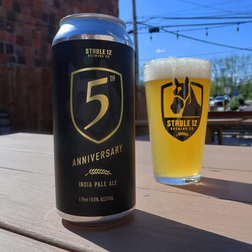 Our 5th Anniversary Beer will be ready to purchase tomorrow! 🥳