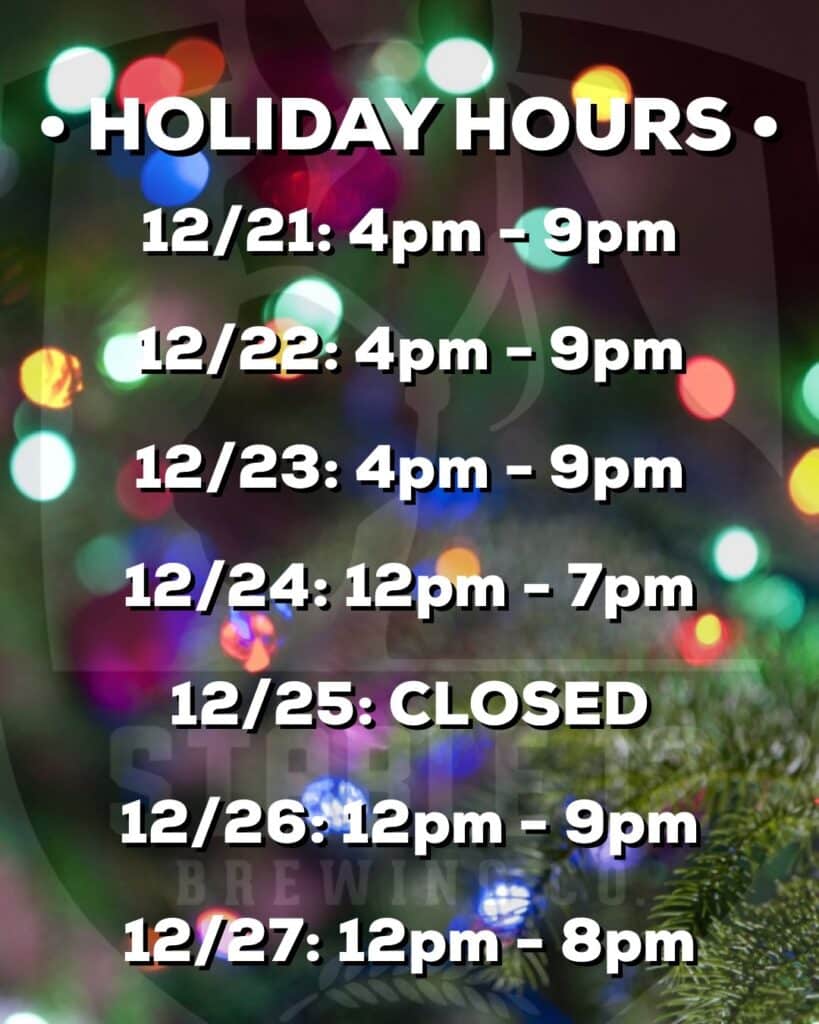 🎄HOLIDAY HOURS🎄