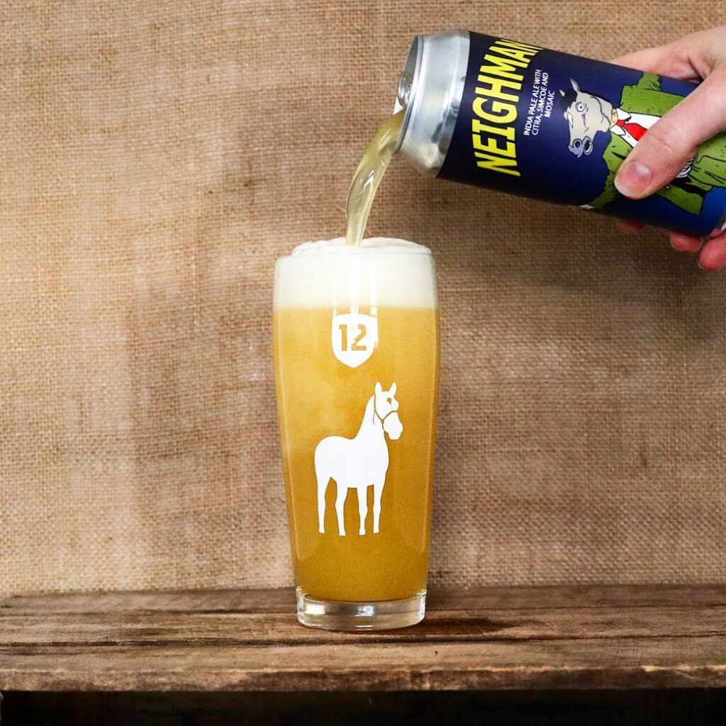 🐴NEIGHMAN🐴 An easy drinking Hybrid IPA brewed with Citra, Simcoe, and Mosaic hop