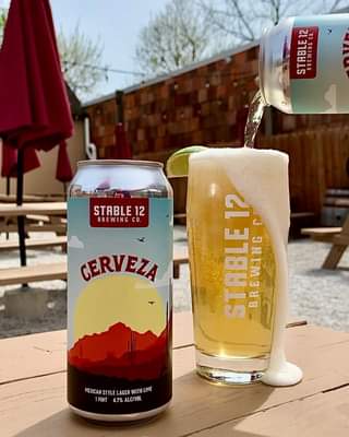 Cerveza 🌞 A Mexican Style Lager brewed with corn, salt, and a touch of lime. Thi
