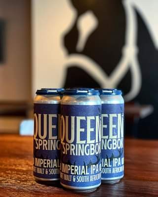 👑 QUEEN SPRINGBOK 👑 A Hazy Imperial IPA collaboration between @deercreekmalt , @