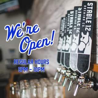 We are open tonight!  Enjoy 1/2 off wings, when you make a beer purchase 🍺🍗 See