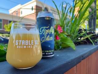 Firefly Skies 🌟 Our summertime double IPA brewed with Mosaic and Azacca hops. 8%