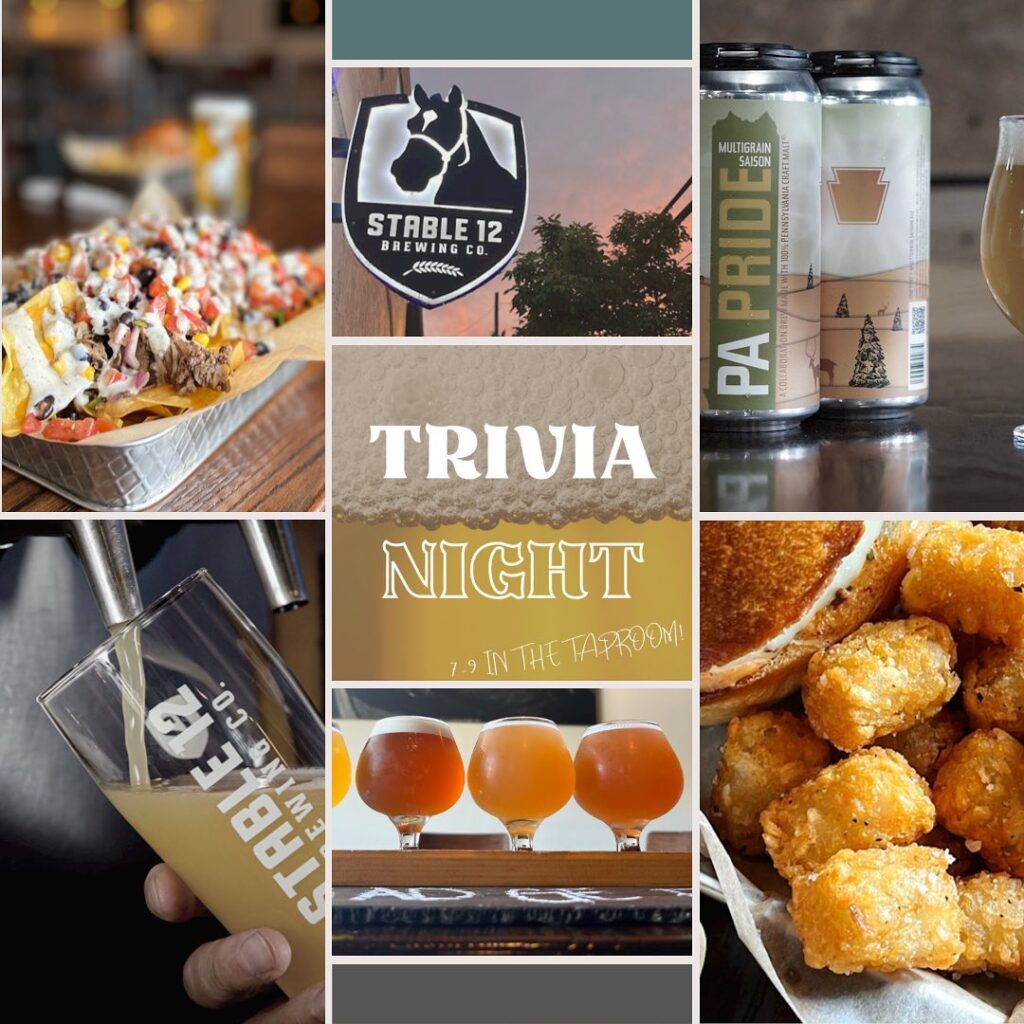 Tonight from 7-9 we will have our weekly round of Trivia with Chris! Come early