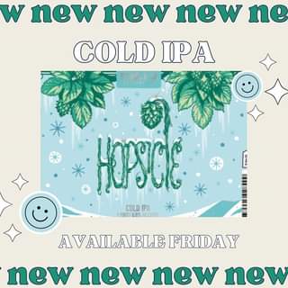 🥶 THIS FRIDAY 🥶 We have our first ever COLD IPA getting tapped!  What is a Cold